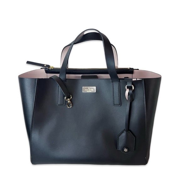 Large Kate Spade New York Leather Tote 2-way Bag - Picture 10 of 15